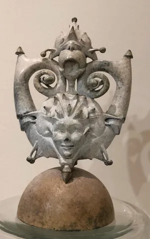Decorative Element mounted on a 1/2 Sphere