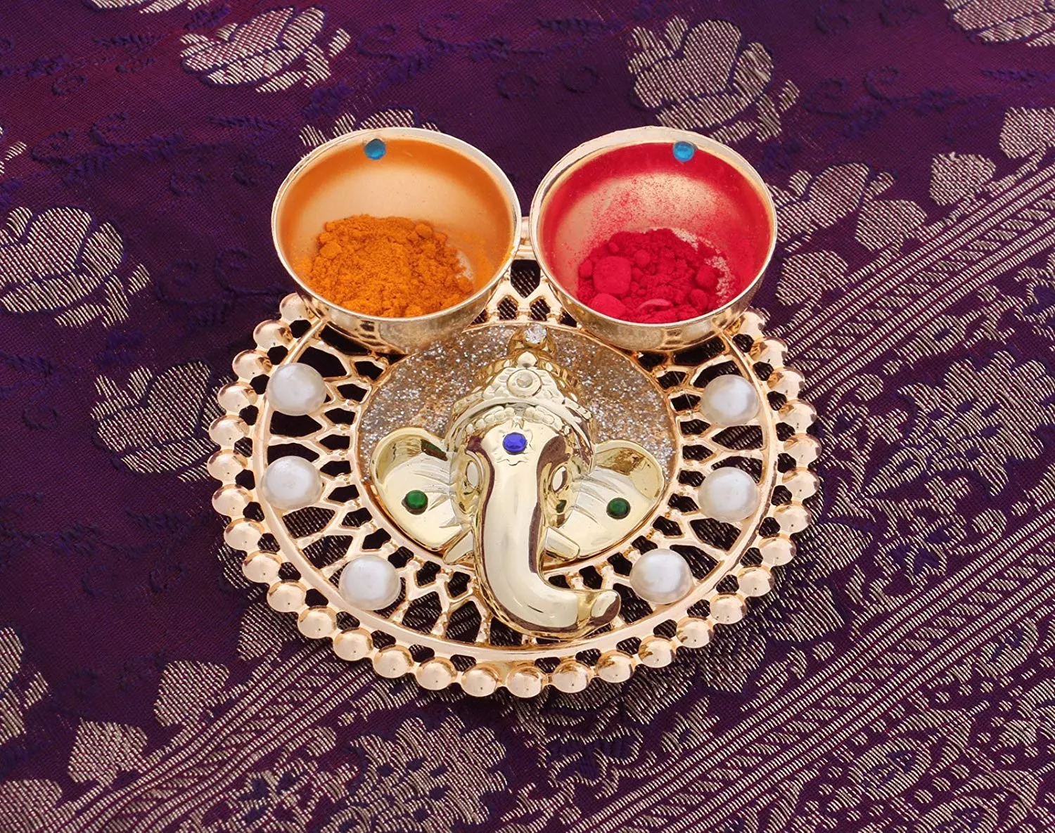 Decorative Haldi Kumkum Holder