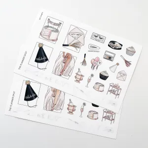 Decorative Planner Stickers - Birthday