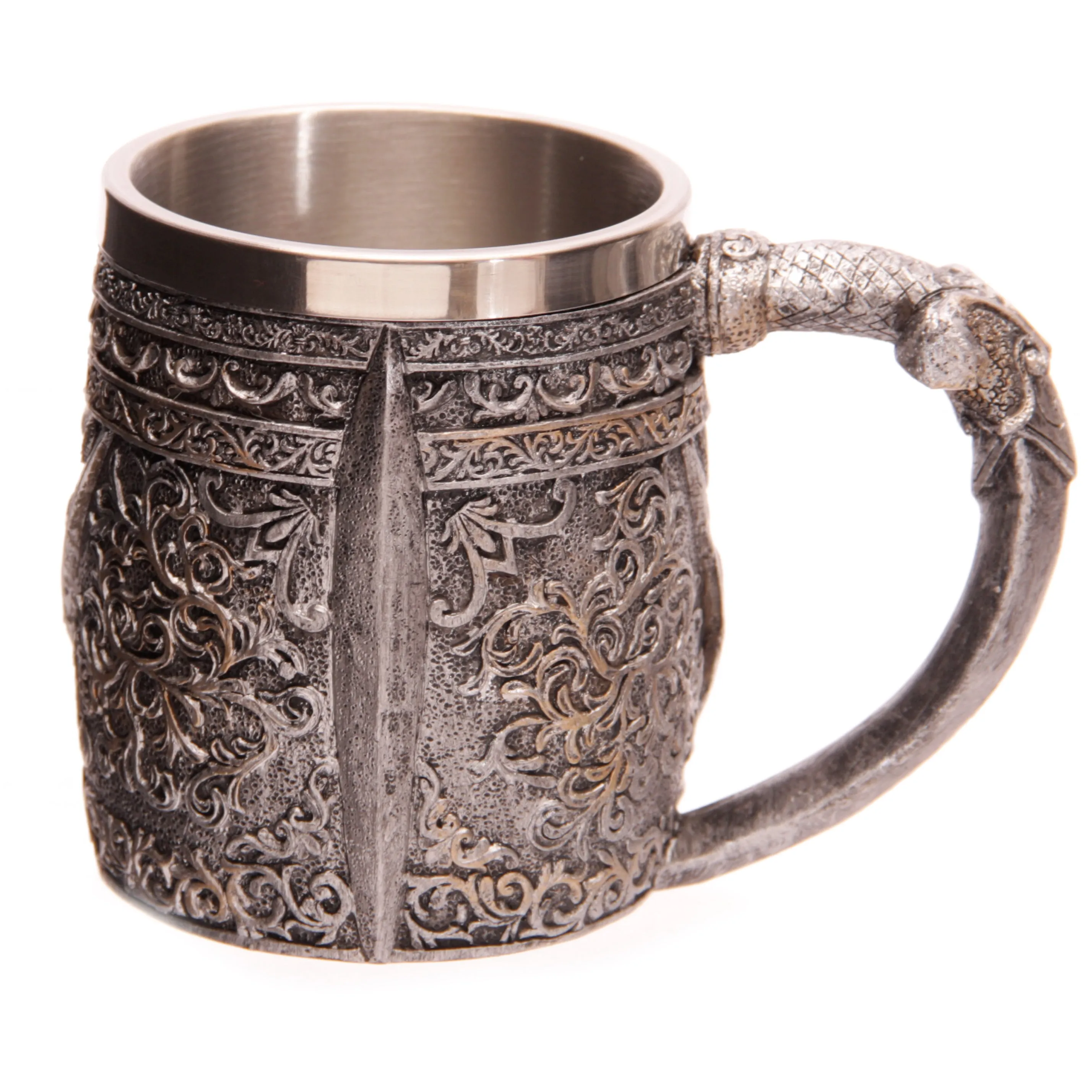 Decorative Skull Warrior Tankard
