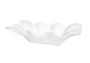 Decorative White Bowl