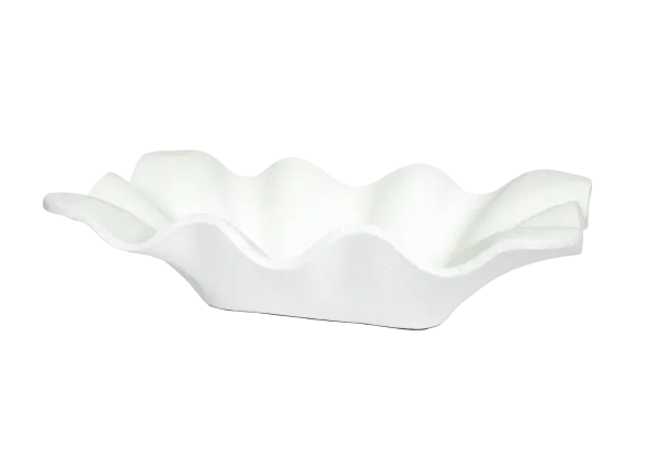 Decorative White Bowl