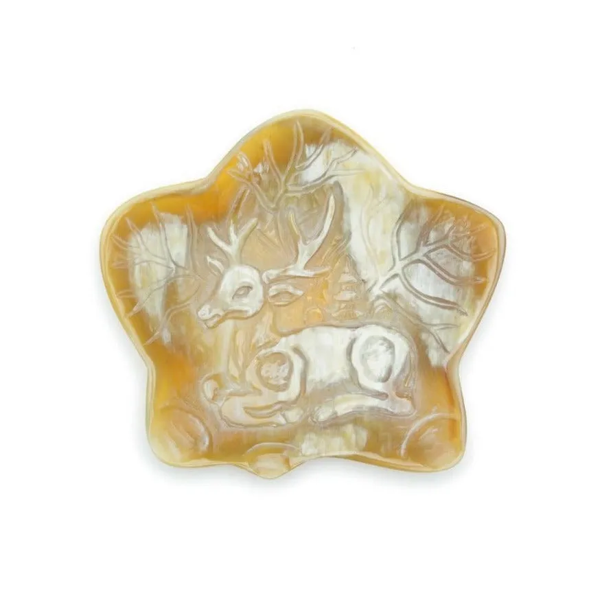 Deer Leaf Horn Dish