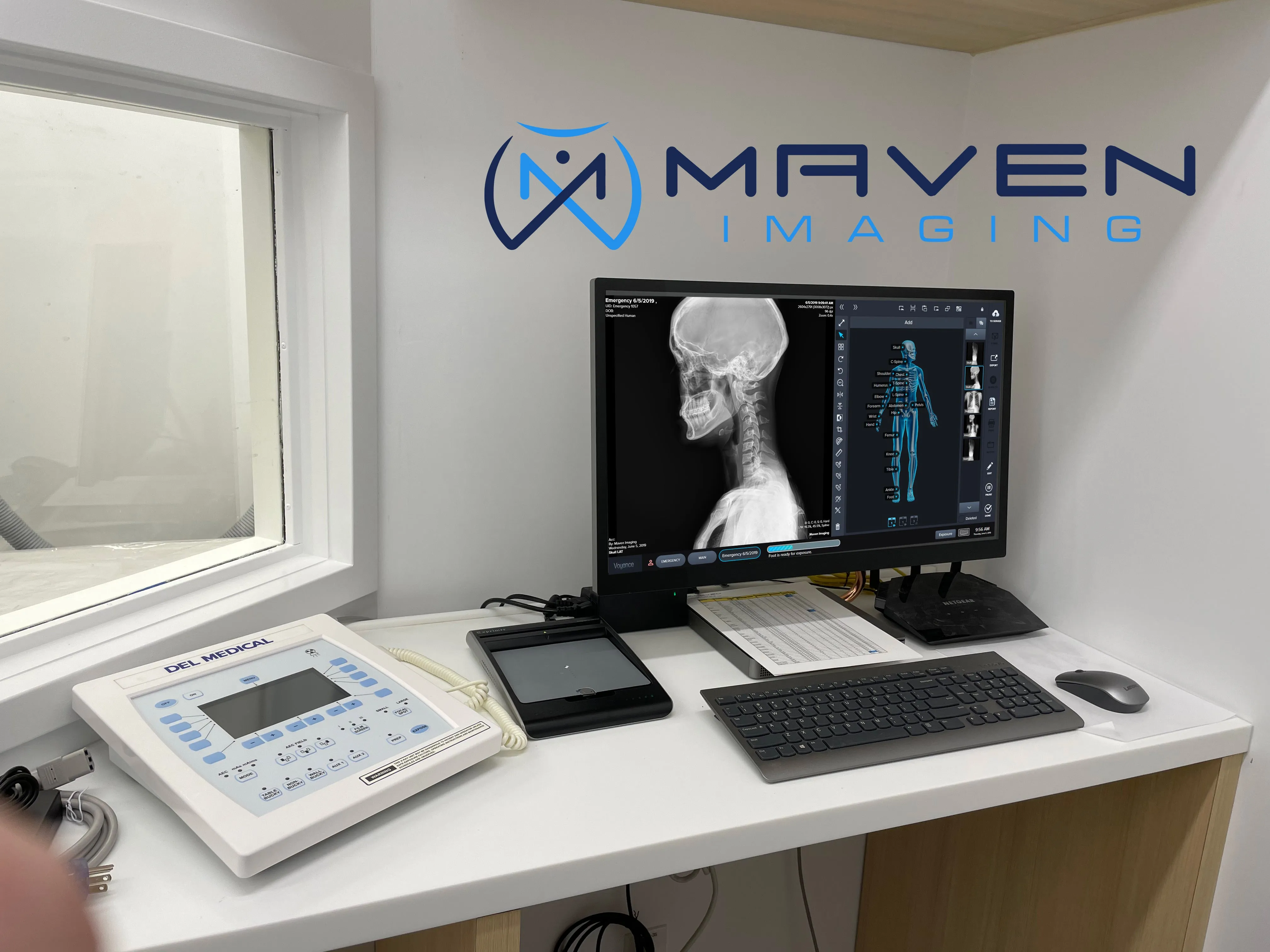 Del Medical Standard floor to  wall mounted FTW-FTC X-ray systems