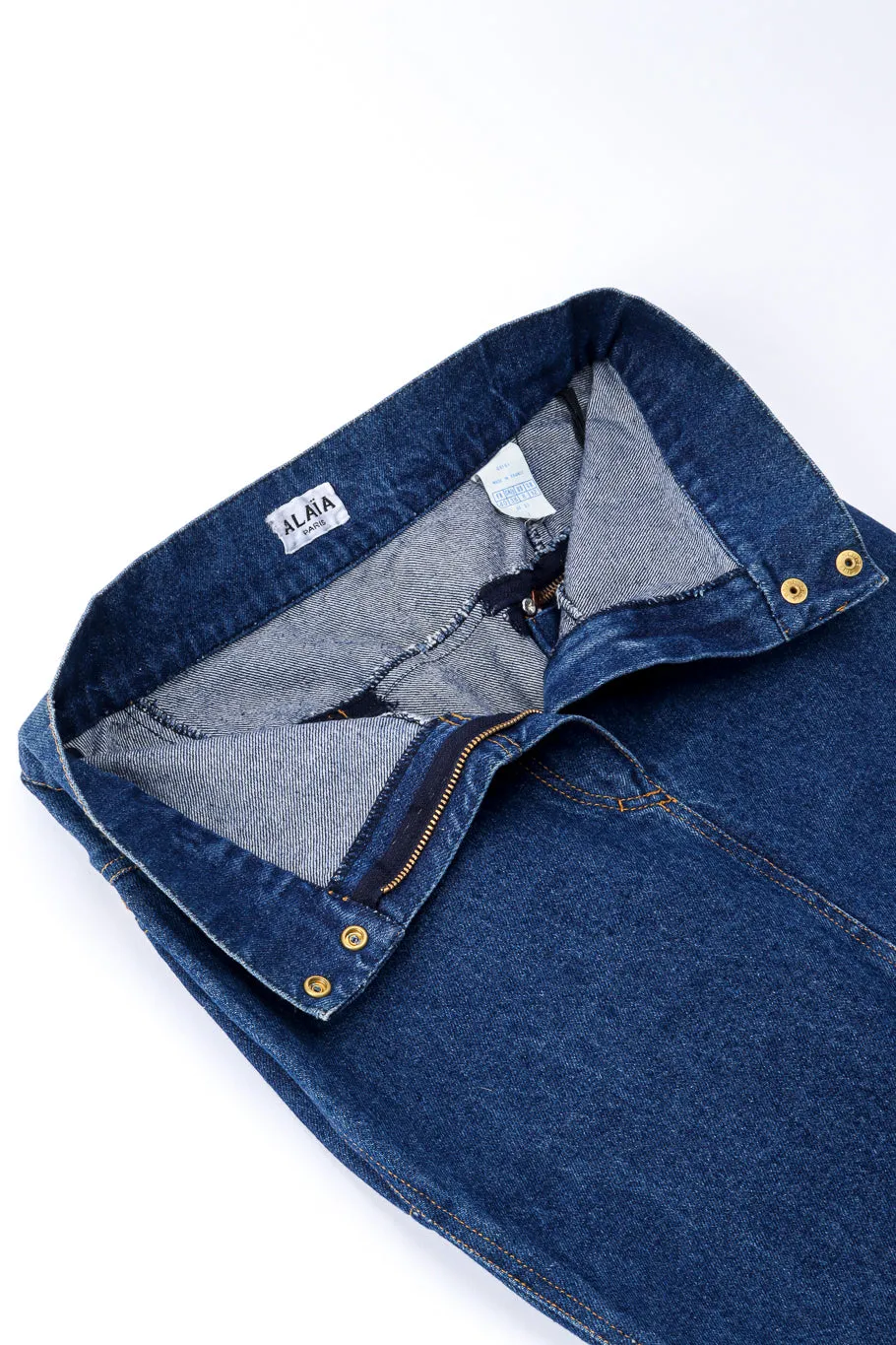 Denim Pencil Skirt