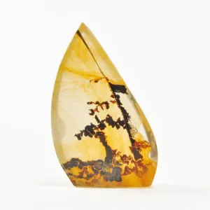 Dentritic Quartz 1.57 inch 10.9 gram Polished Gem Sail Cabochon