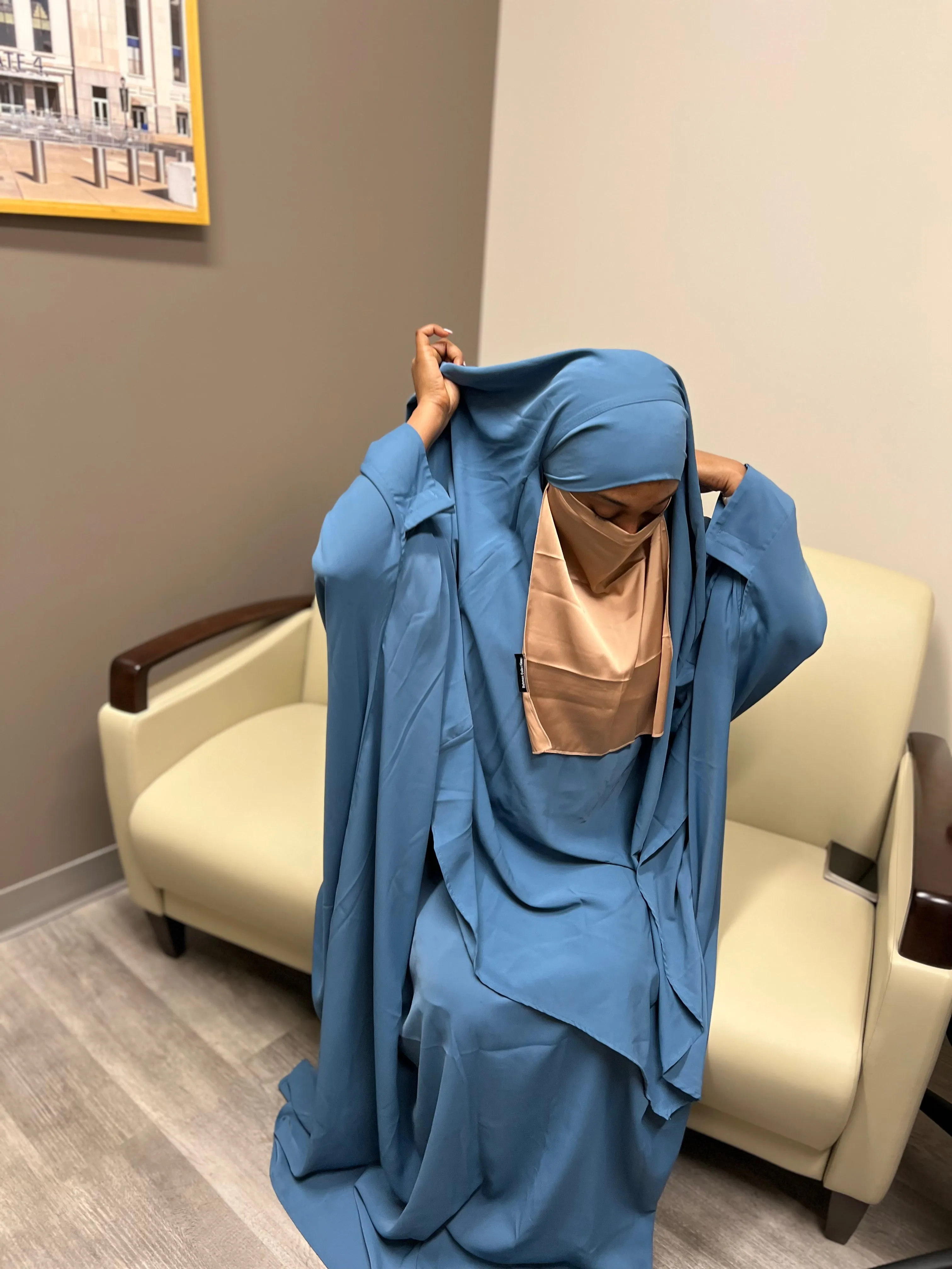 Diamond Khimar-Blue