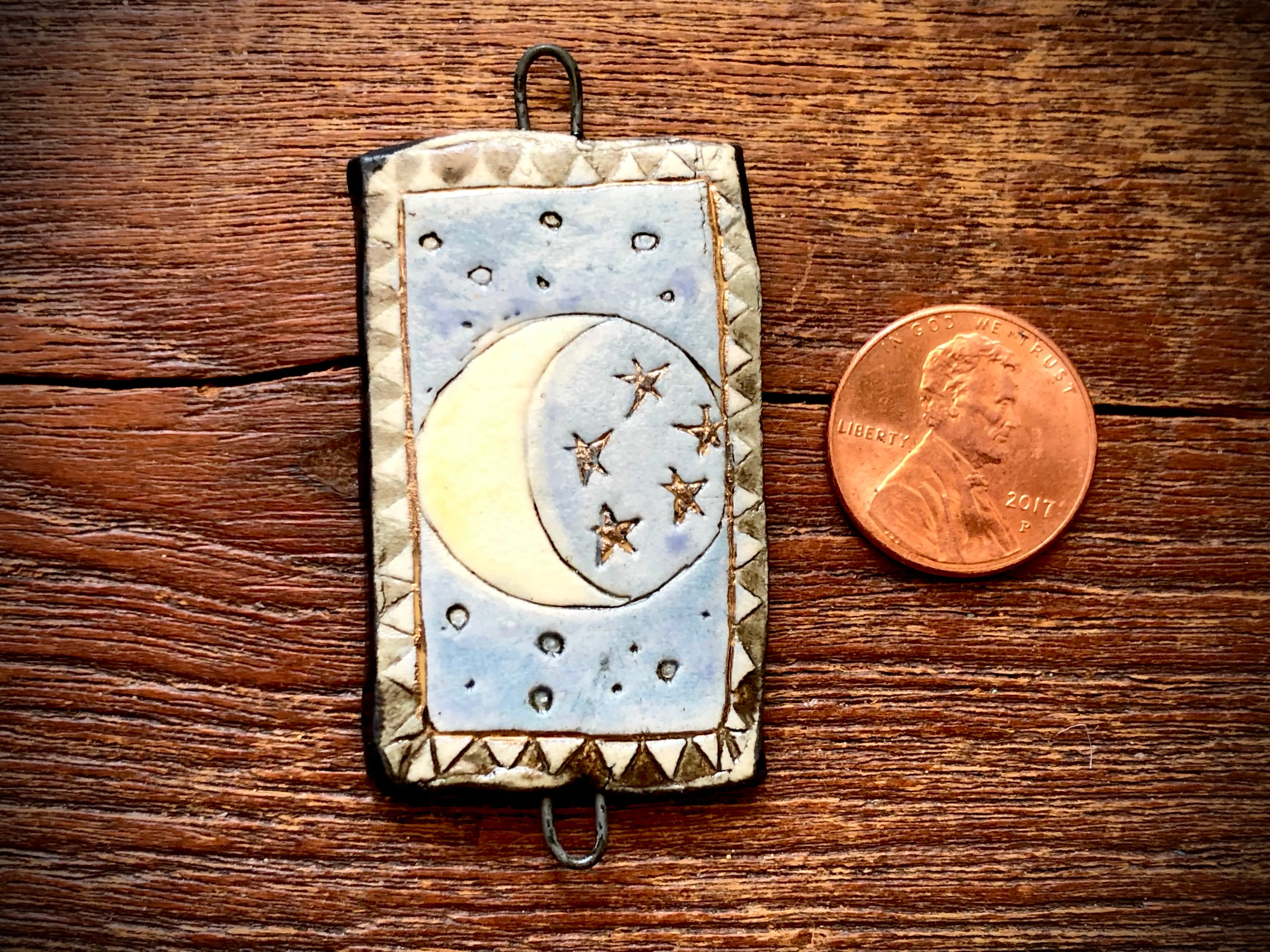 Diane Hawkey Moon & Stars Pendant/Connector