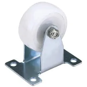 Draper Fixed Plate Fixing Nylon Wheel, 100Mm Diameter, S.W.L. 125Kg Dr-65507