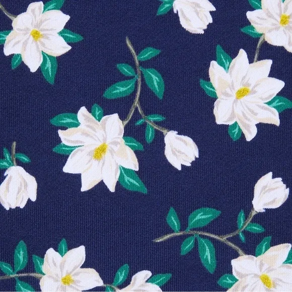 Draper James Natalie Sweatshirt in Navy Magnolia