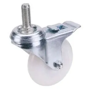 Draper Swivel Bolt Fixing Nylon Wheel With Brake, 75Mm Diameter, S.W.L. 70Kg Dr-65501