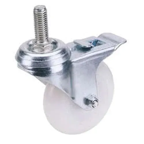 Draper Swivel Bolt Fixing Nylon Wheel With Brake, 75Mm Diameter, S.W.L. 70Kg Dr-65501