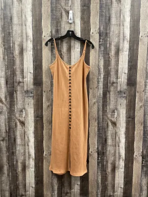 Dress Casual Midi By Vici In Brown, Size: L