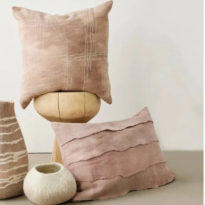 Dusty Rose Pillow Lumbar