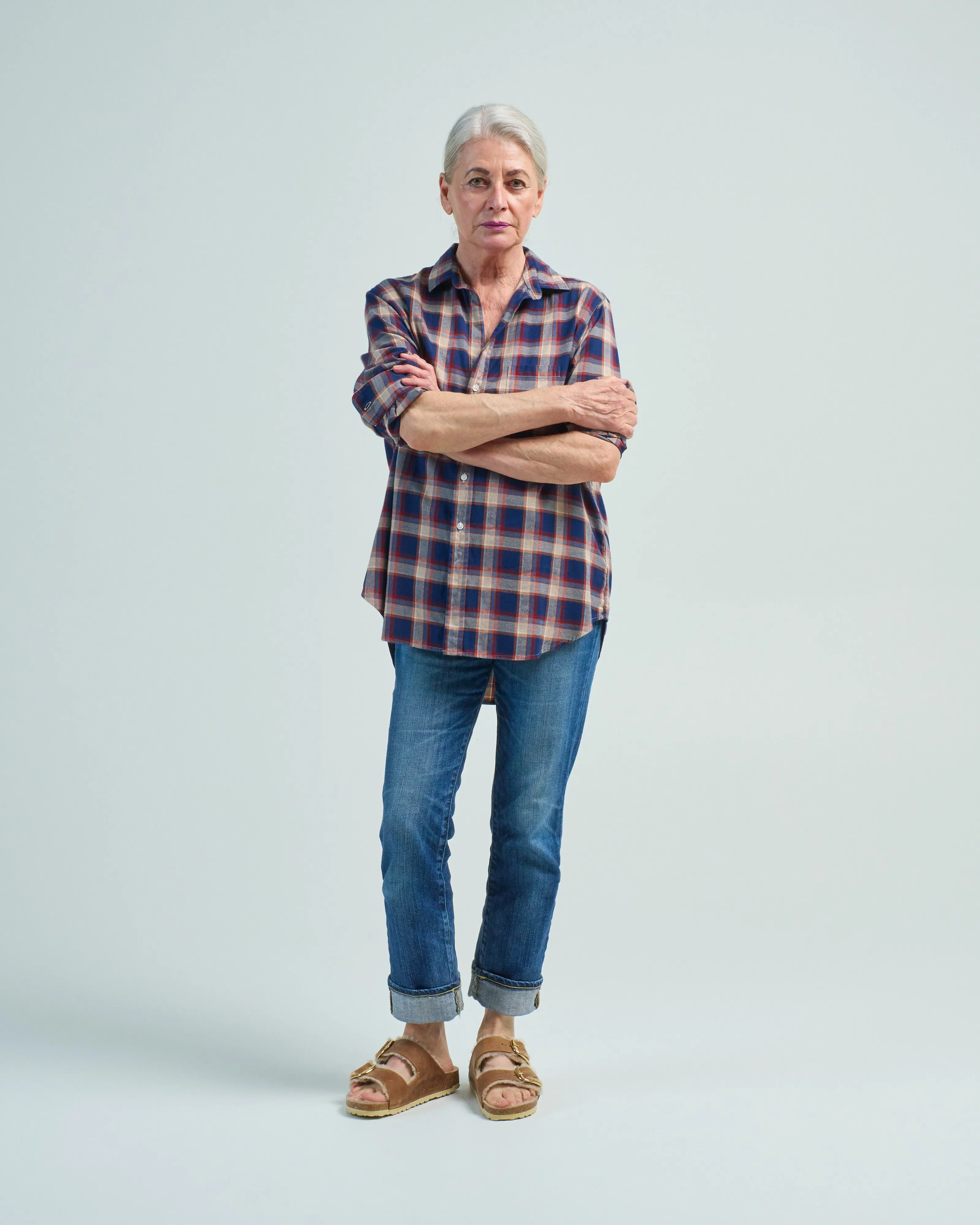 eileen relaxed button-up shirt