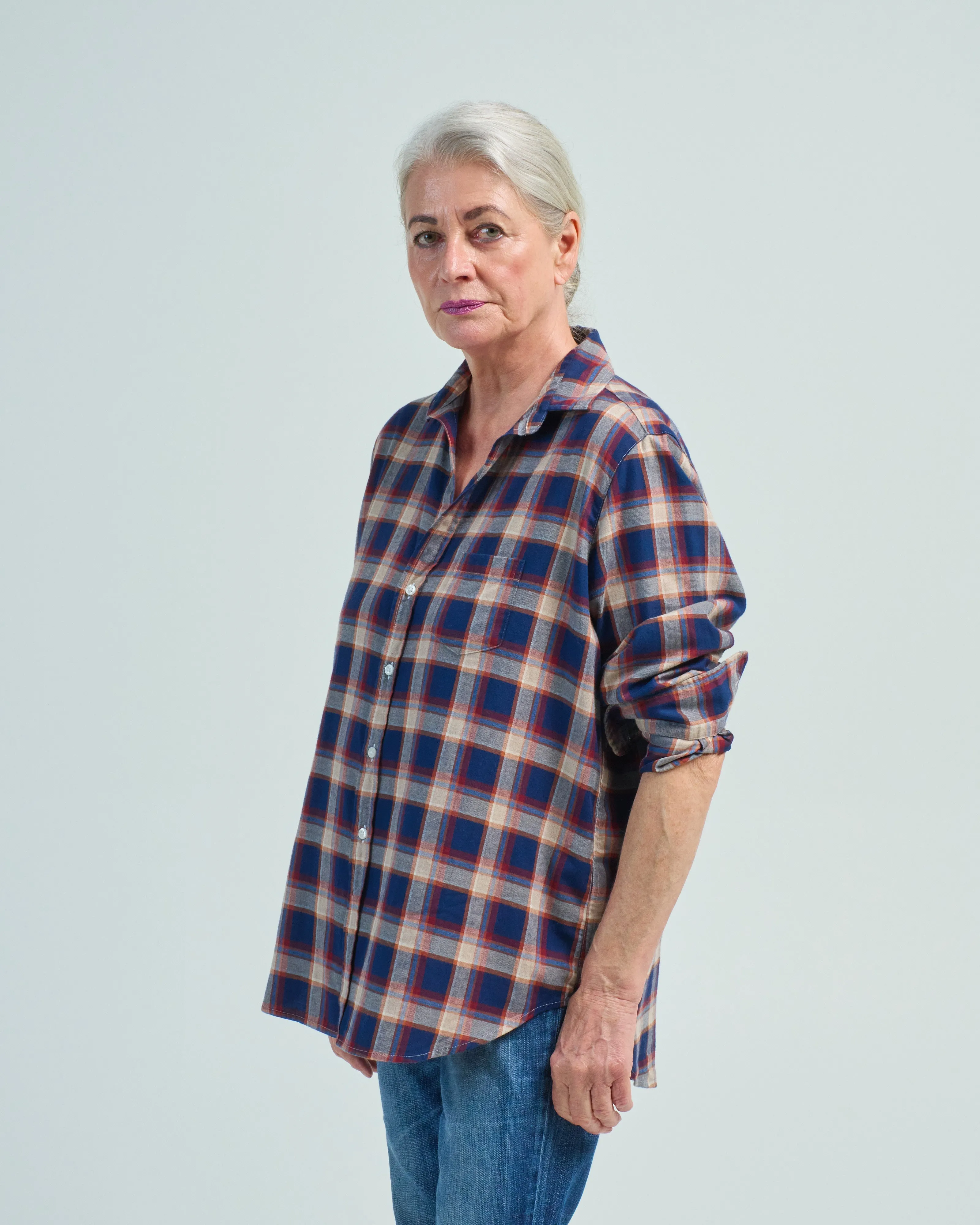 eileen relaxed button-up shirt