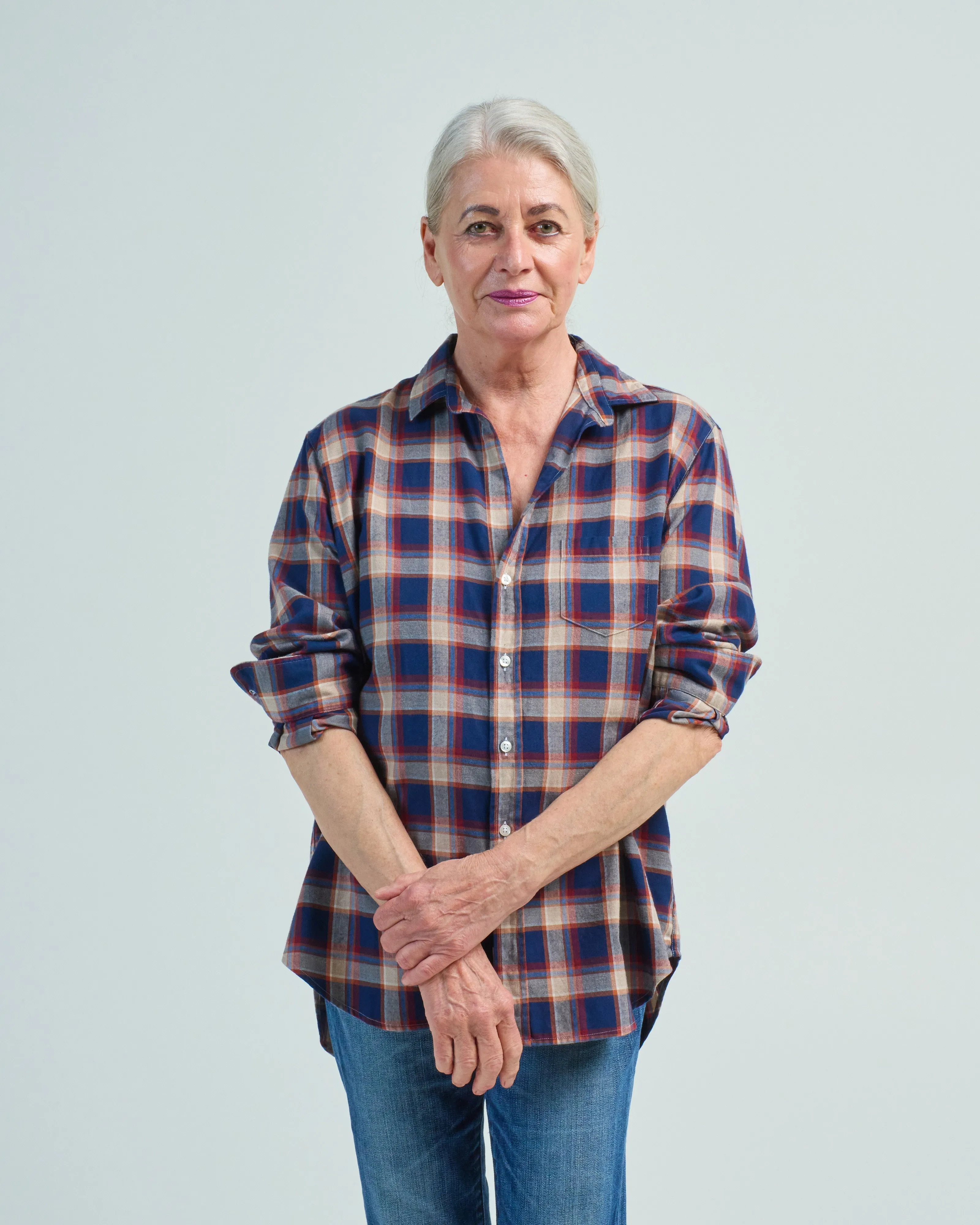 eileen relaxed button-up shirt