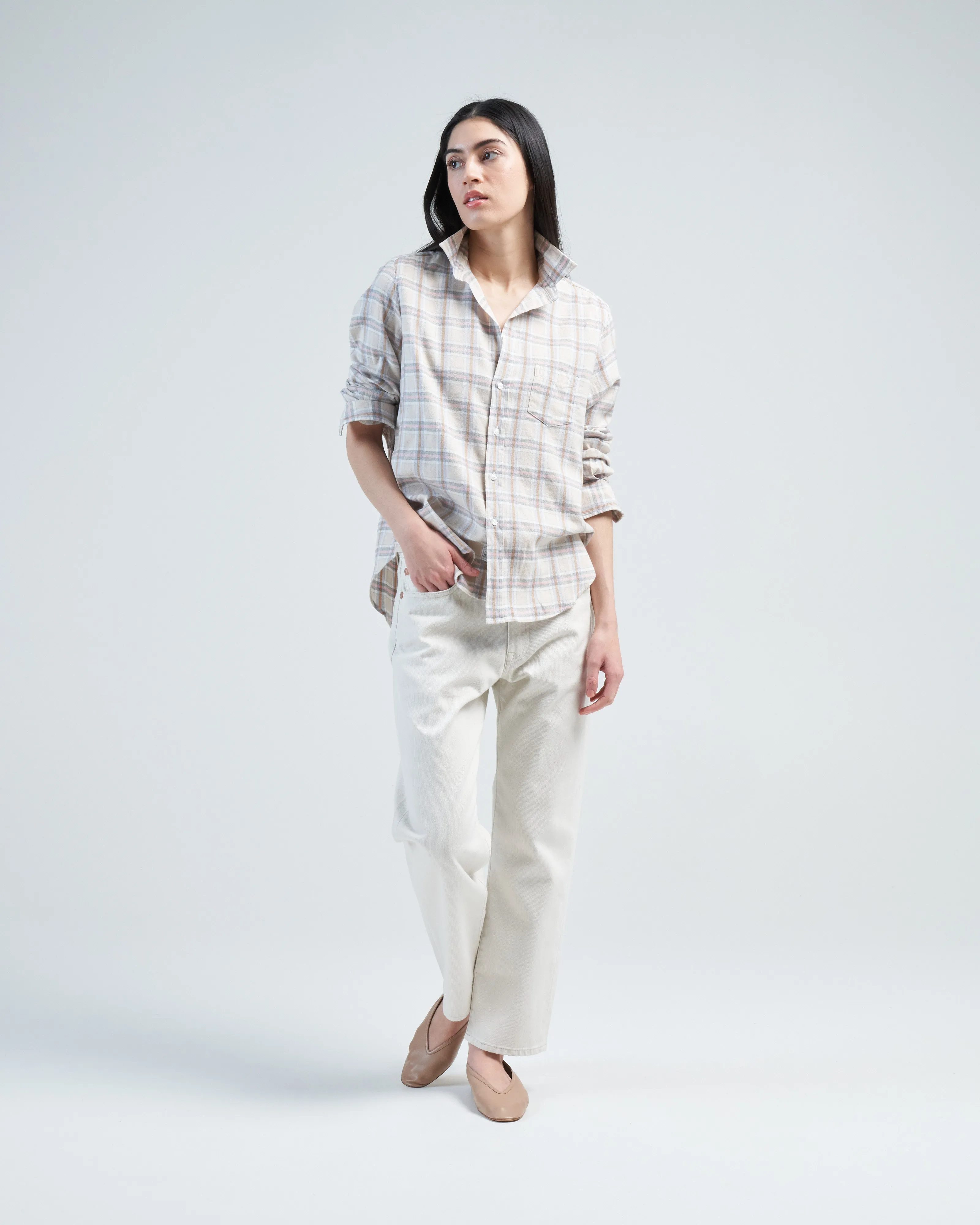 eileen relaxed button-up shirt