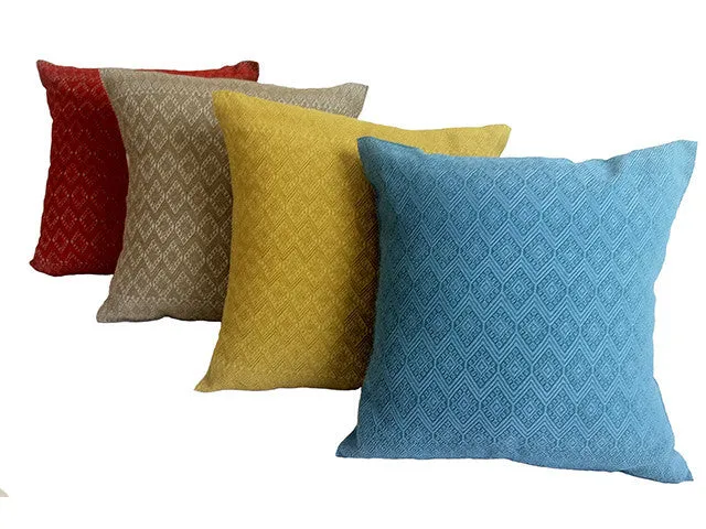 El Camino de Los Altos Brocade Pillow Cover - Puntitos