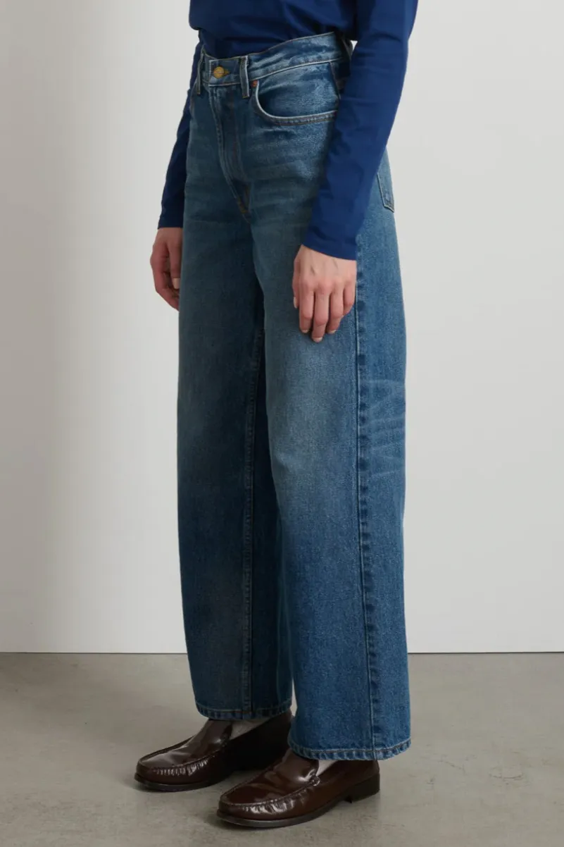Elissa High Wide Jean, Liesl Blue