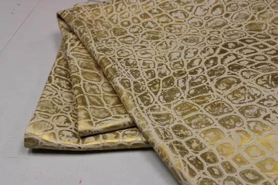 EMBOSSED LEATHER BUNDLE - 15 - 25 sq.ft. - Tortoise Embossed Leather 4 Colors