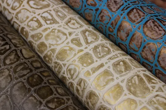 EMBOSSED LEATHER BUNDLE - 15 - 25 sq.ft. - Tortoise Embossed Leather 4 Colors