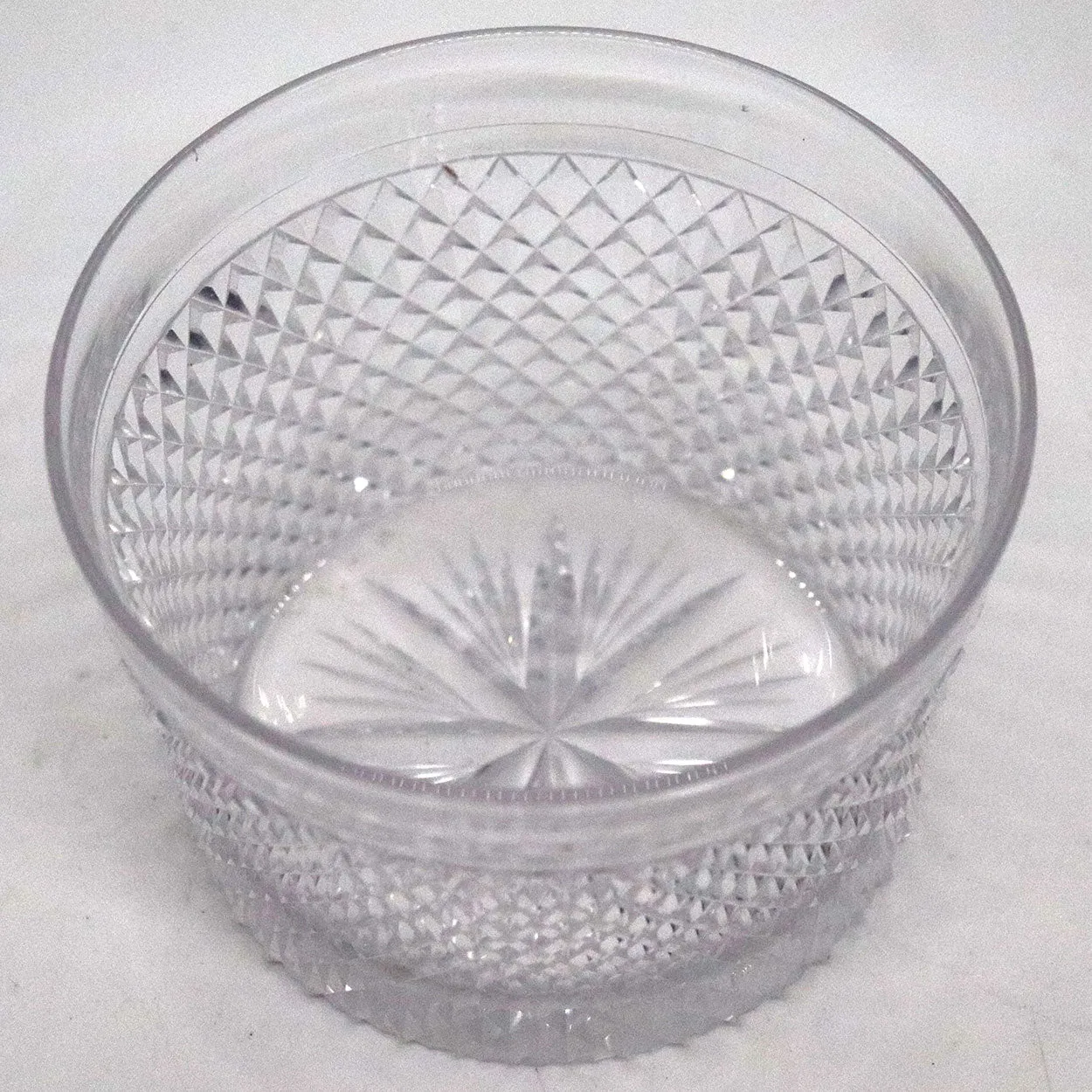 English Regency Rosewood Double Tea Caddy Box with Glass Mixing Bowl