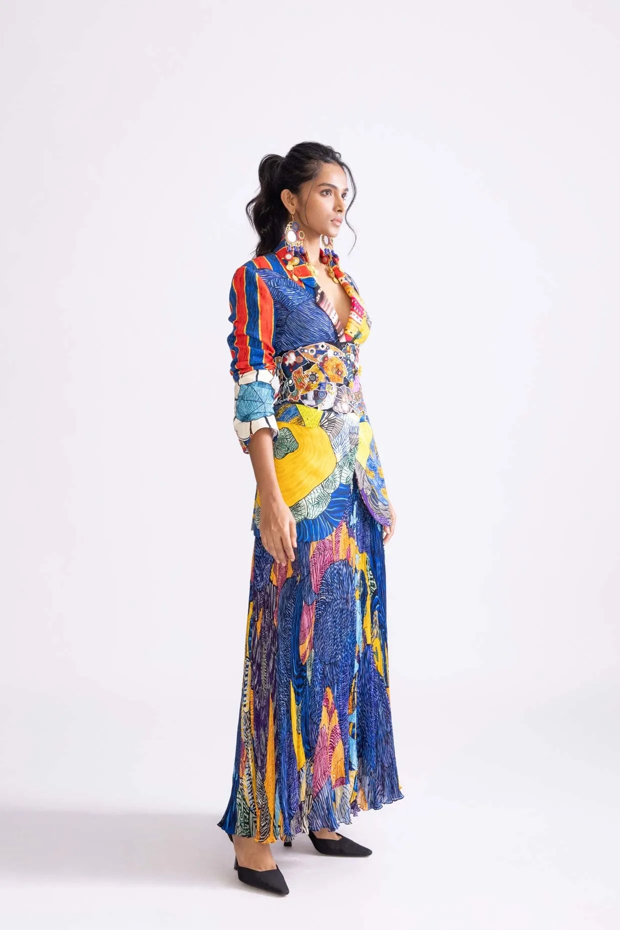 Evie Blazer, Monica Skirt & Sila Corset Belt