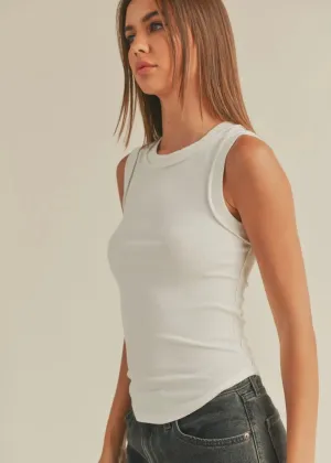 Exposed Seam Ribbed Tank