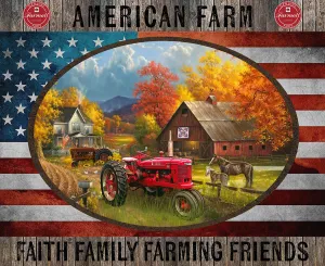 Farmall Patriotic Panel Cotton - 15 Yd Bolt - 10524