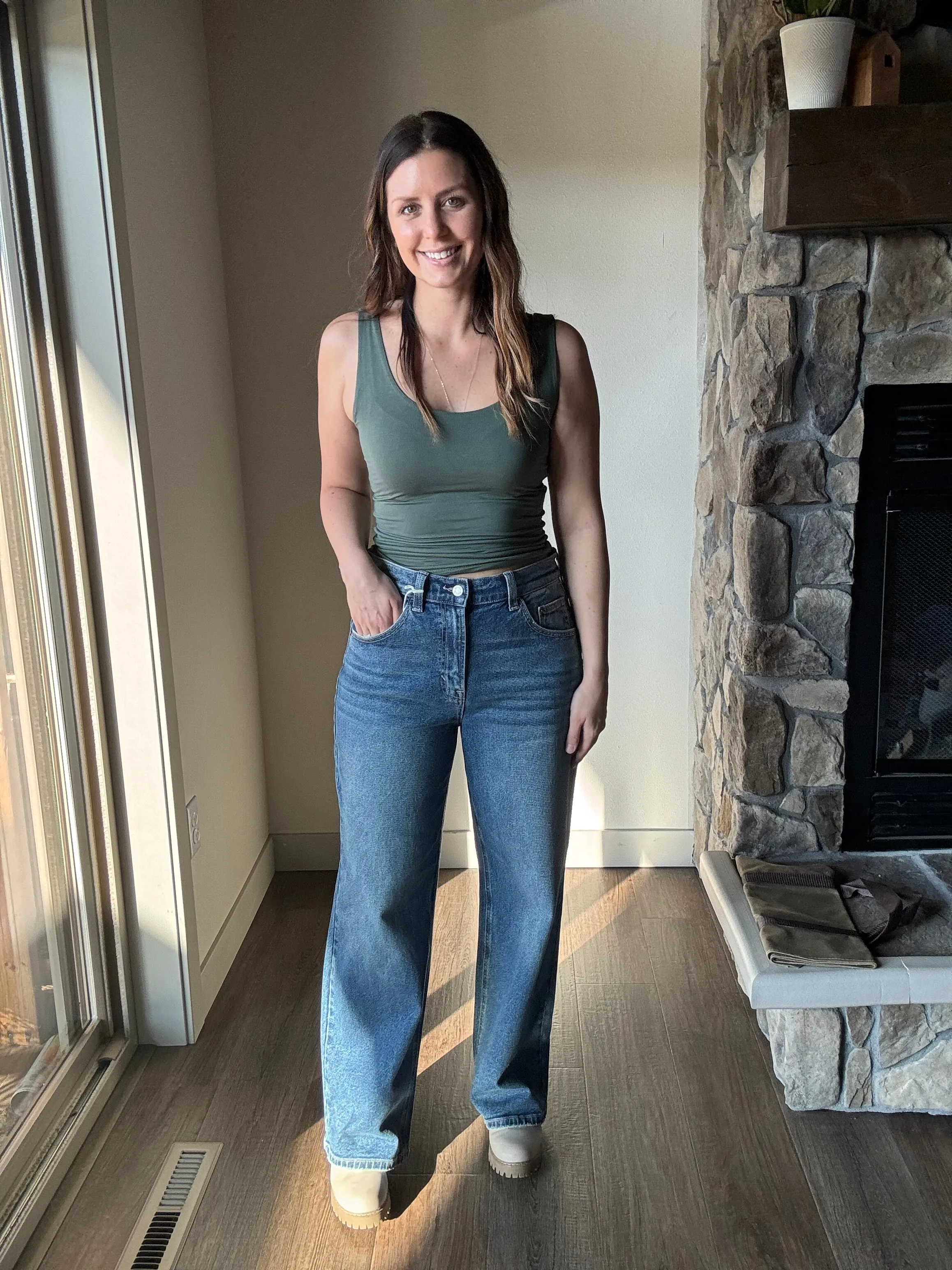 favorite relaxed vintage wash jeans