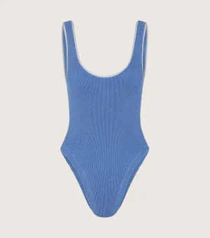 Faye Swim - Cornflower/White