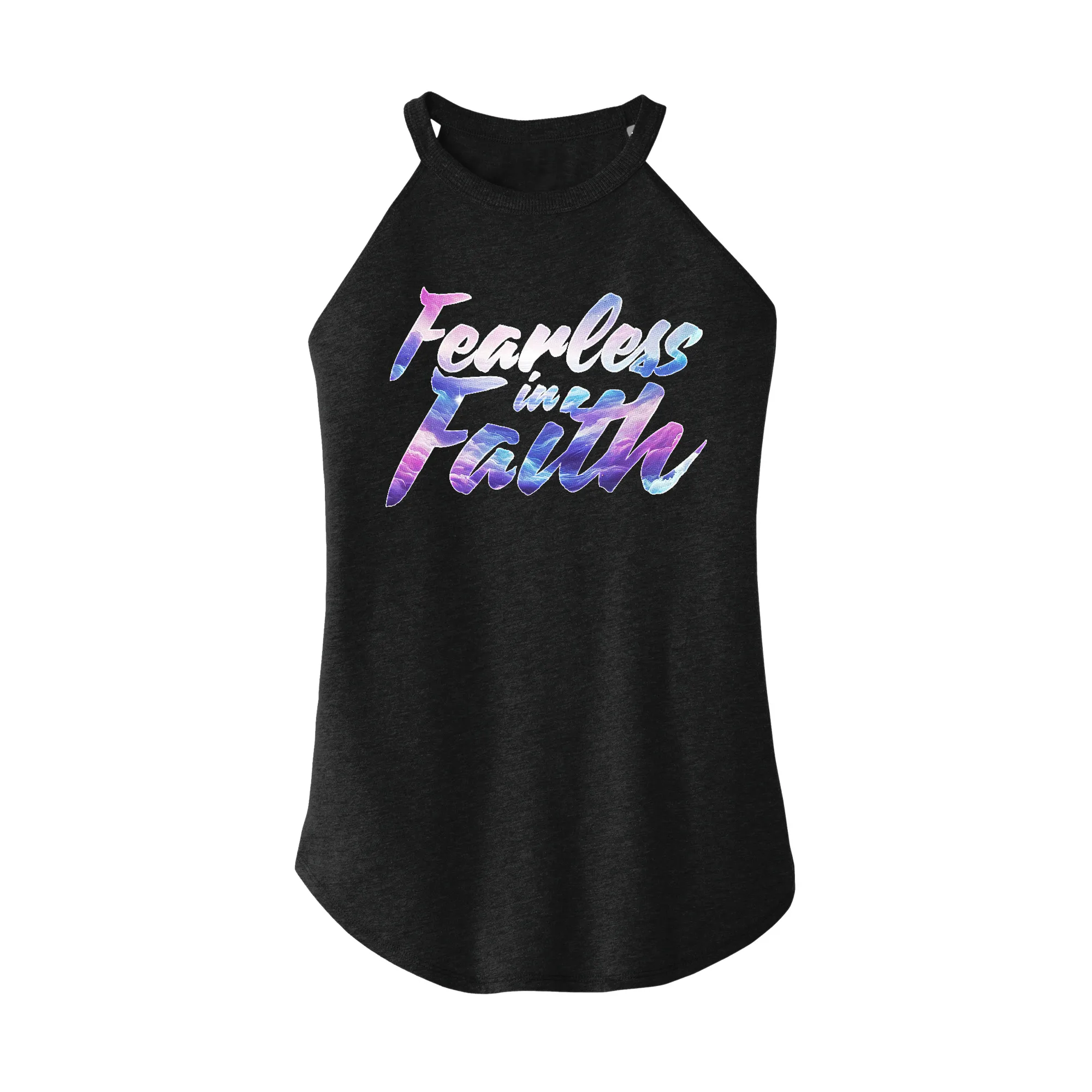 Fearless in Faith Rocker Tank Top