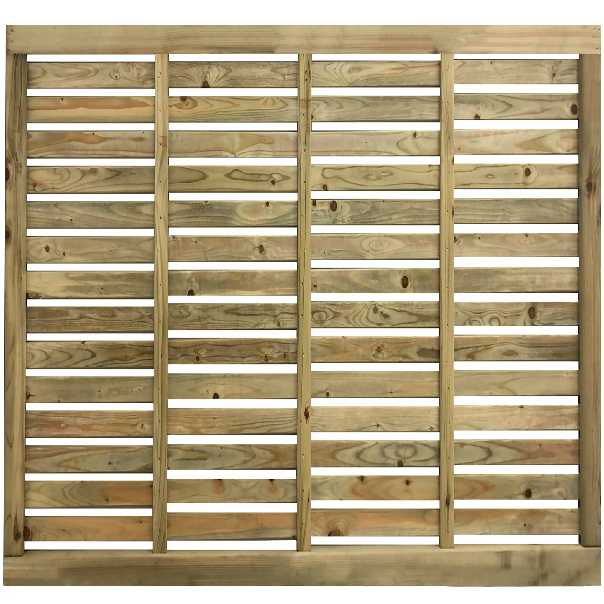 Fence Panel Slatted