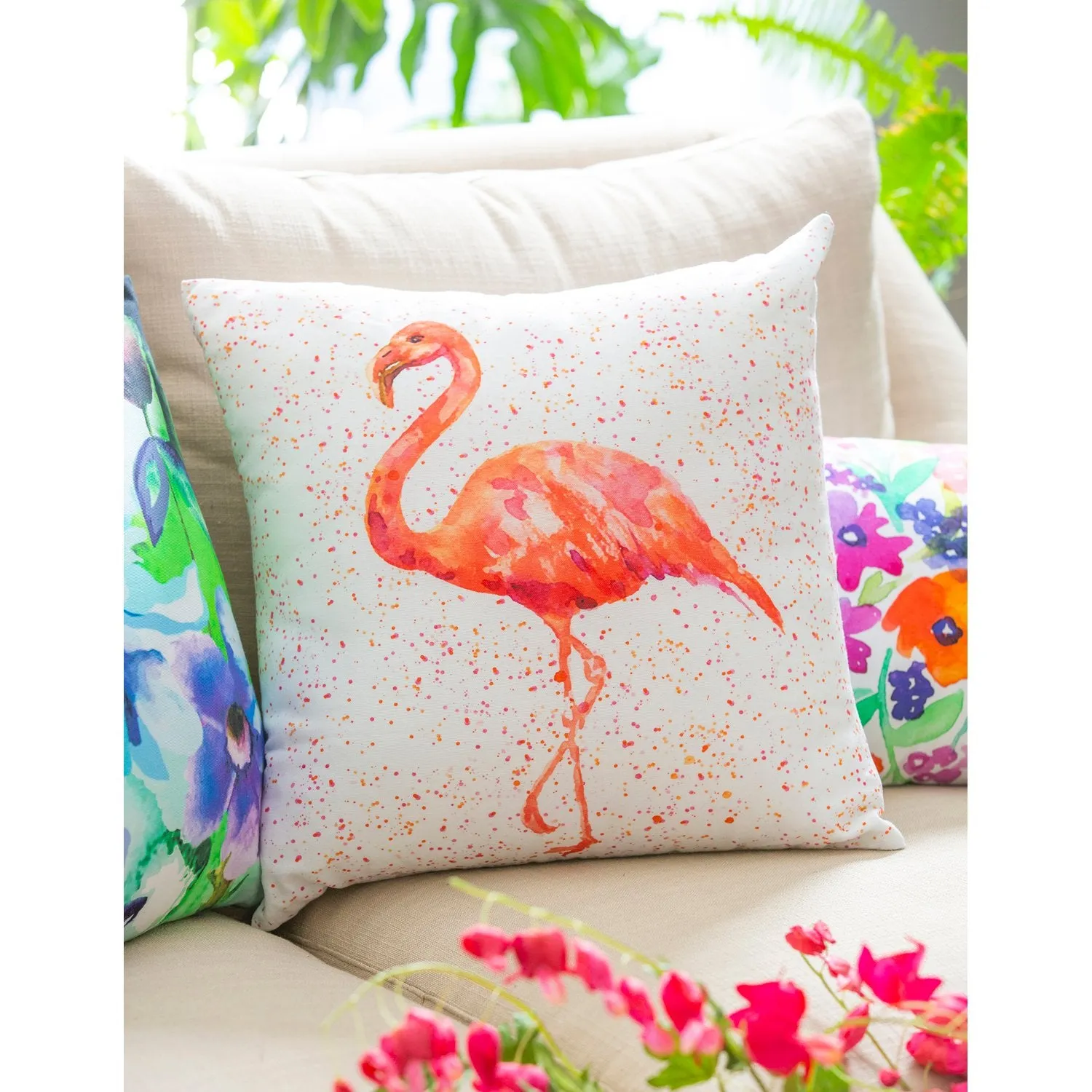 Flamingo Decorative Pillow,4p20916