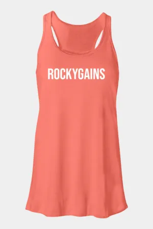 Flowy Racerback Tank - Coral