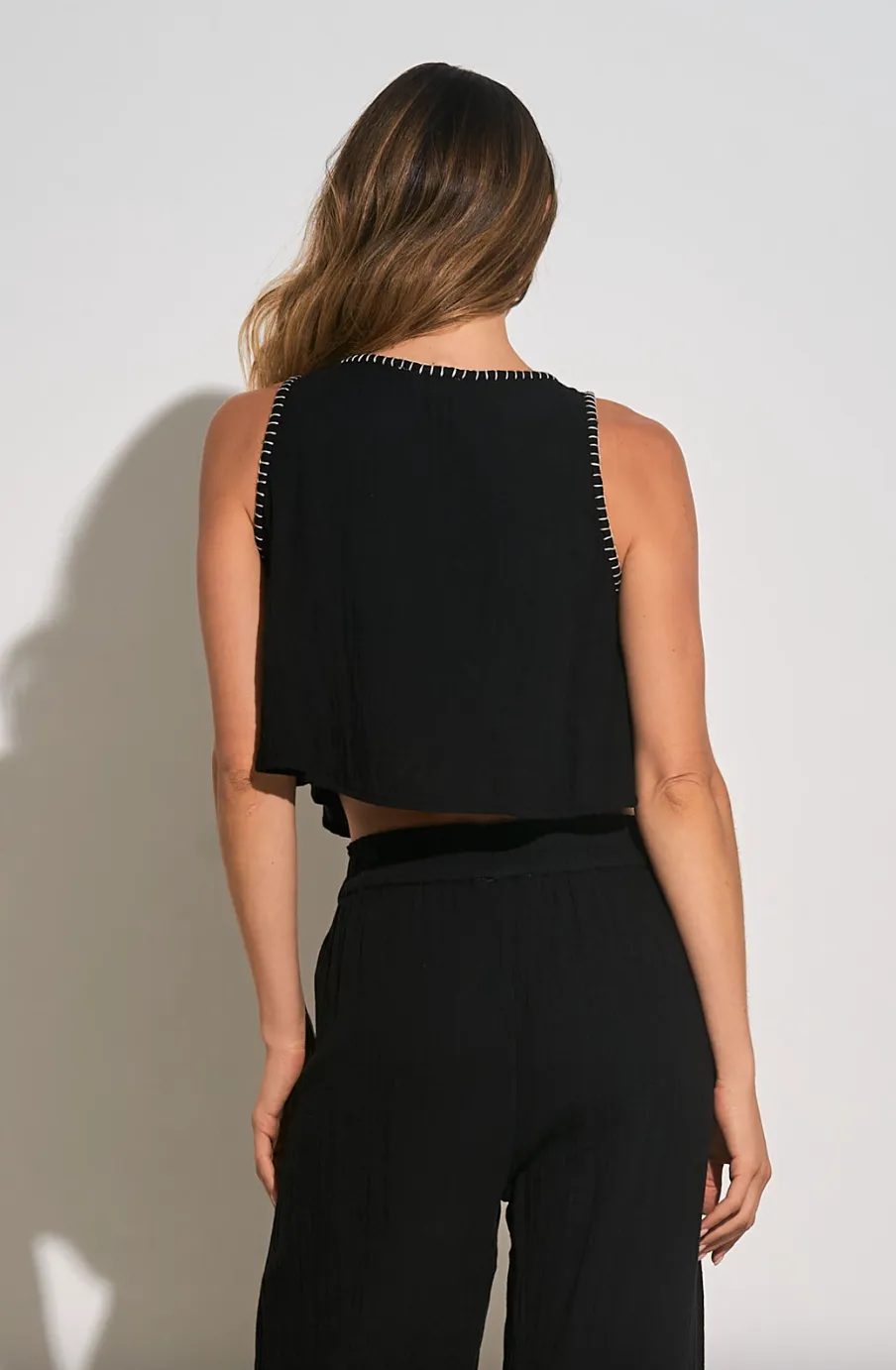 Flowy Tank-Black-Final Sale
