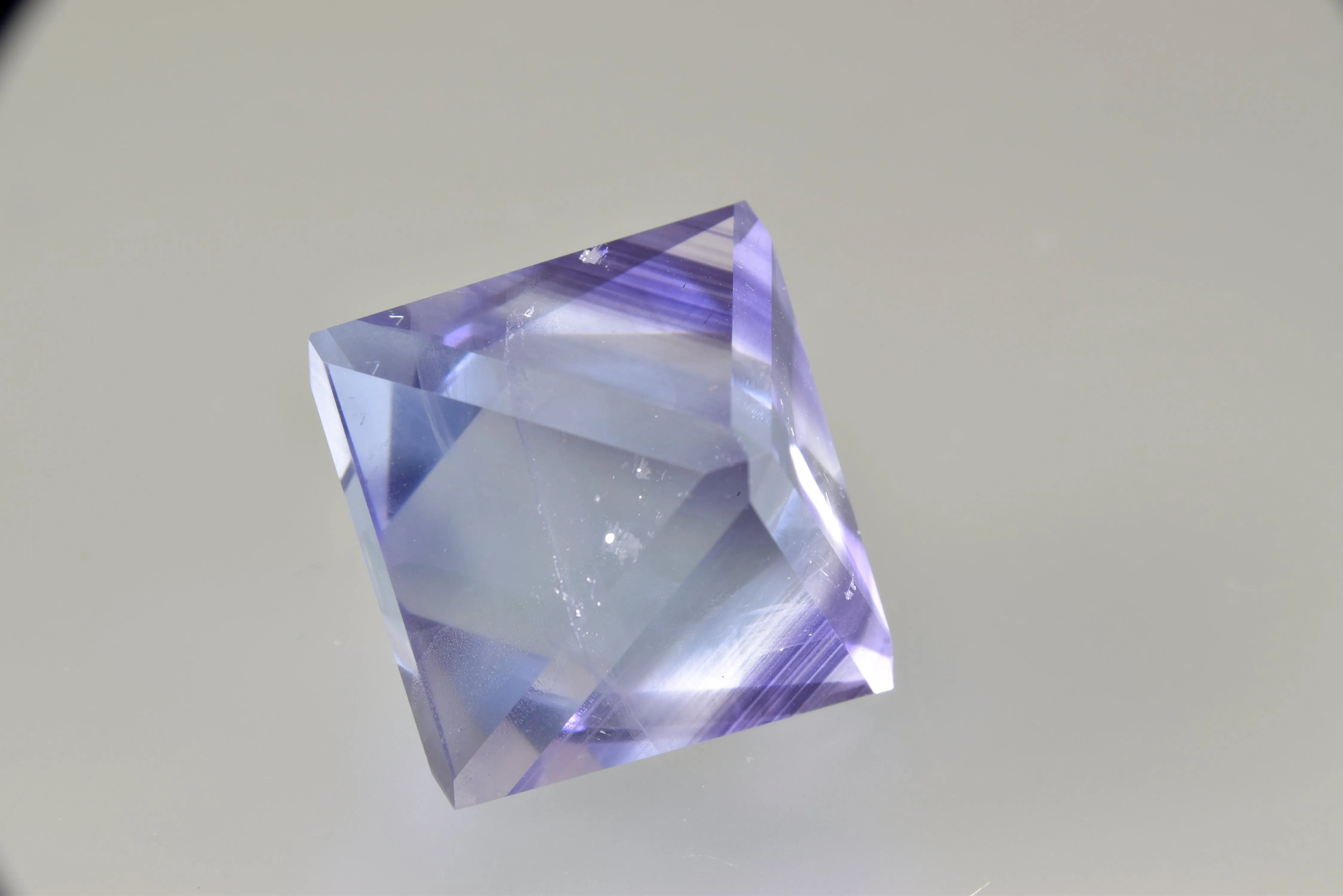 Fluorite, Denton Mine, Harris Creek District, Southern Illinois 2.4 cm on edge $150. Online 10/9