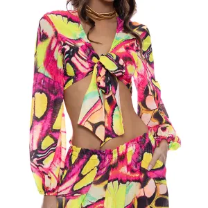 FLUTTER - Multiway Tie Crop