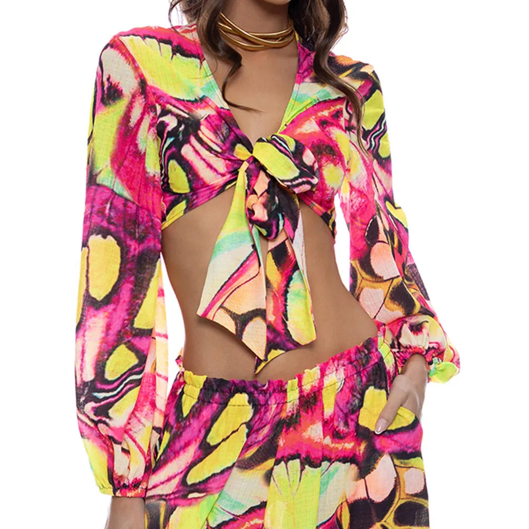 FLUTTER - Multiway Tie Crop