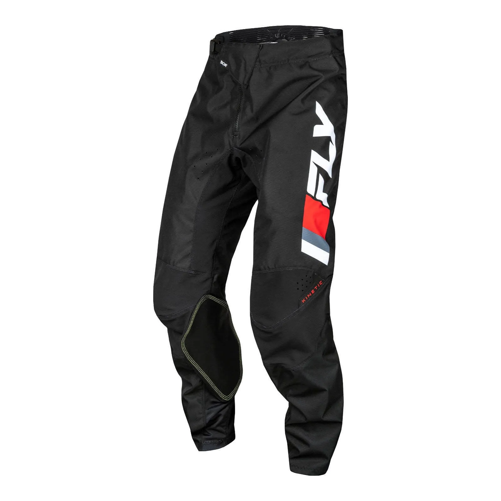 Fly Racing 2024 Youth Kinetic Prix Pants - Red / White / Grey
