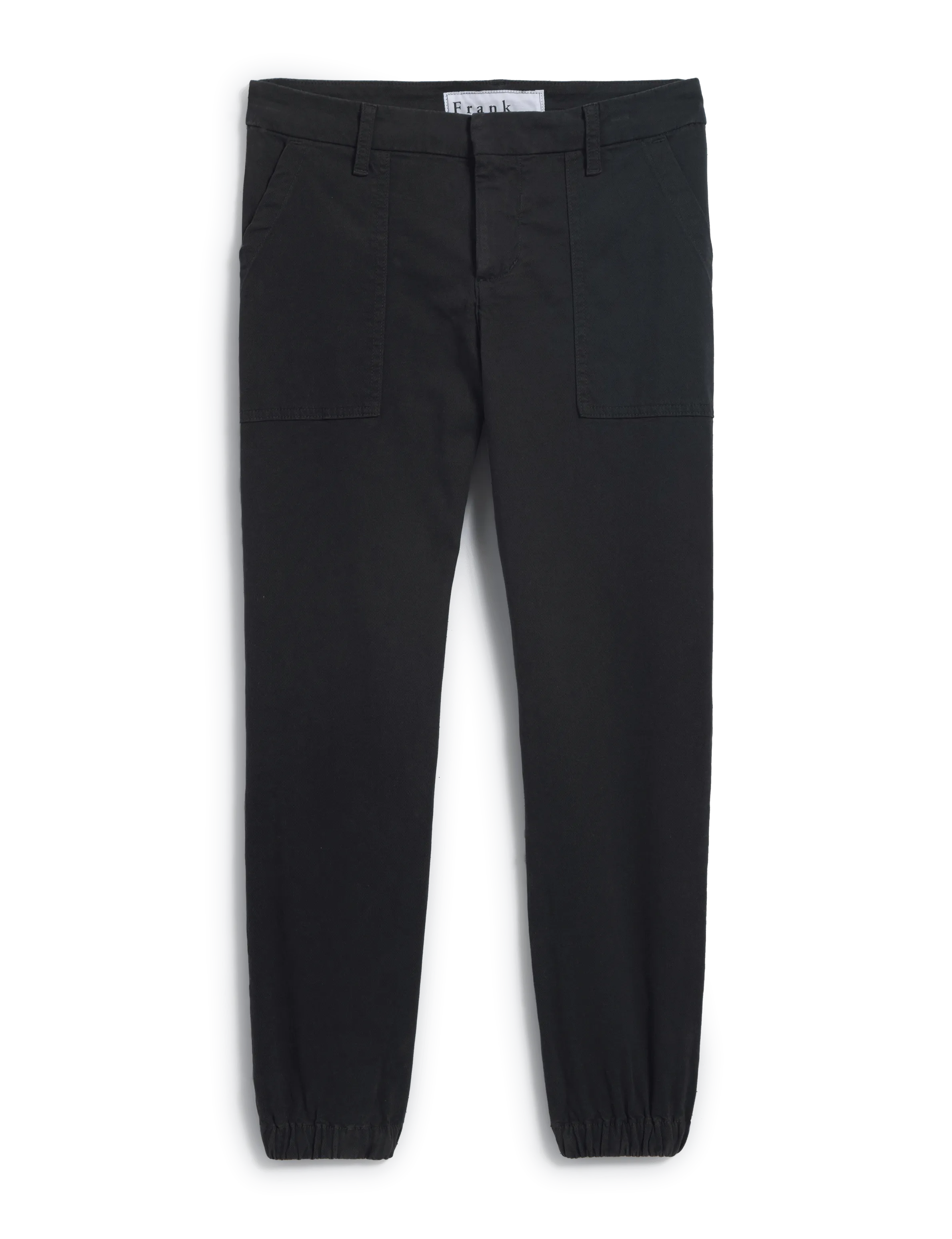 FOXROCK Washed Black, Italian Peached Twill
