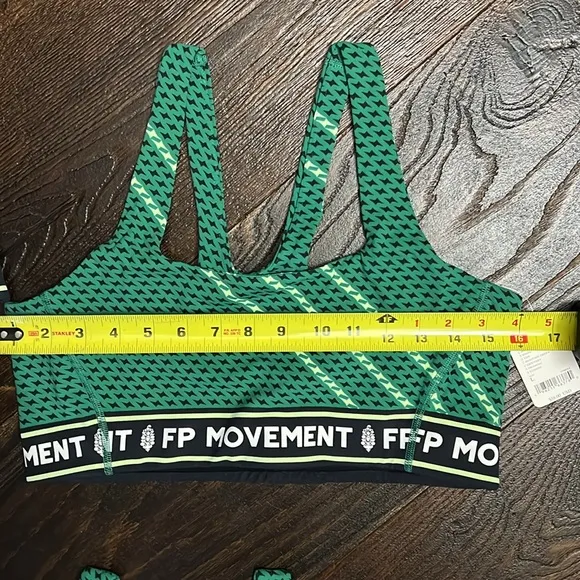 FP Movement Never Better Logo Square Neck Bra