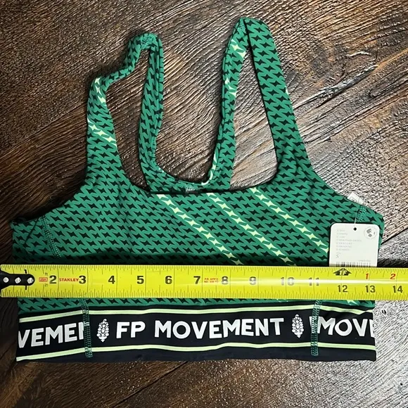 FP Movement Never Better Logo Square Neck Bra