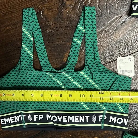 FP Movement Never Better Logo Square Neck Bra