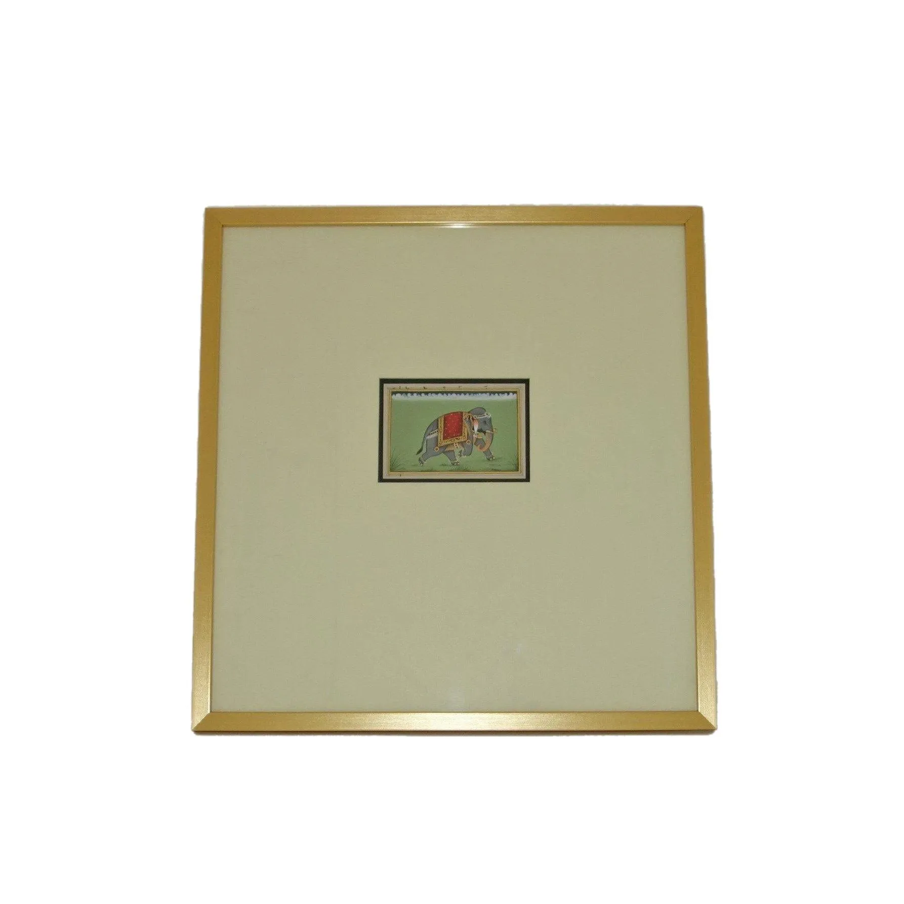 Framed Giclee of Chinoiserie Elephant
