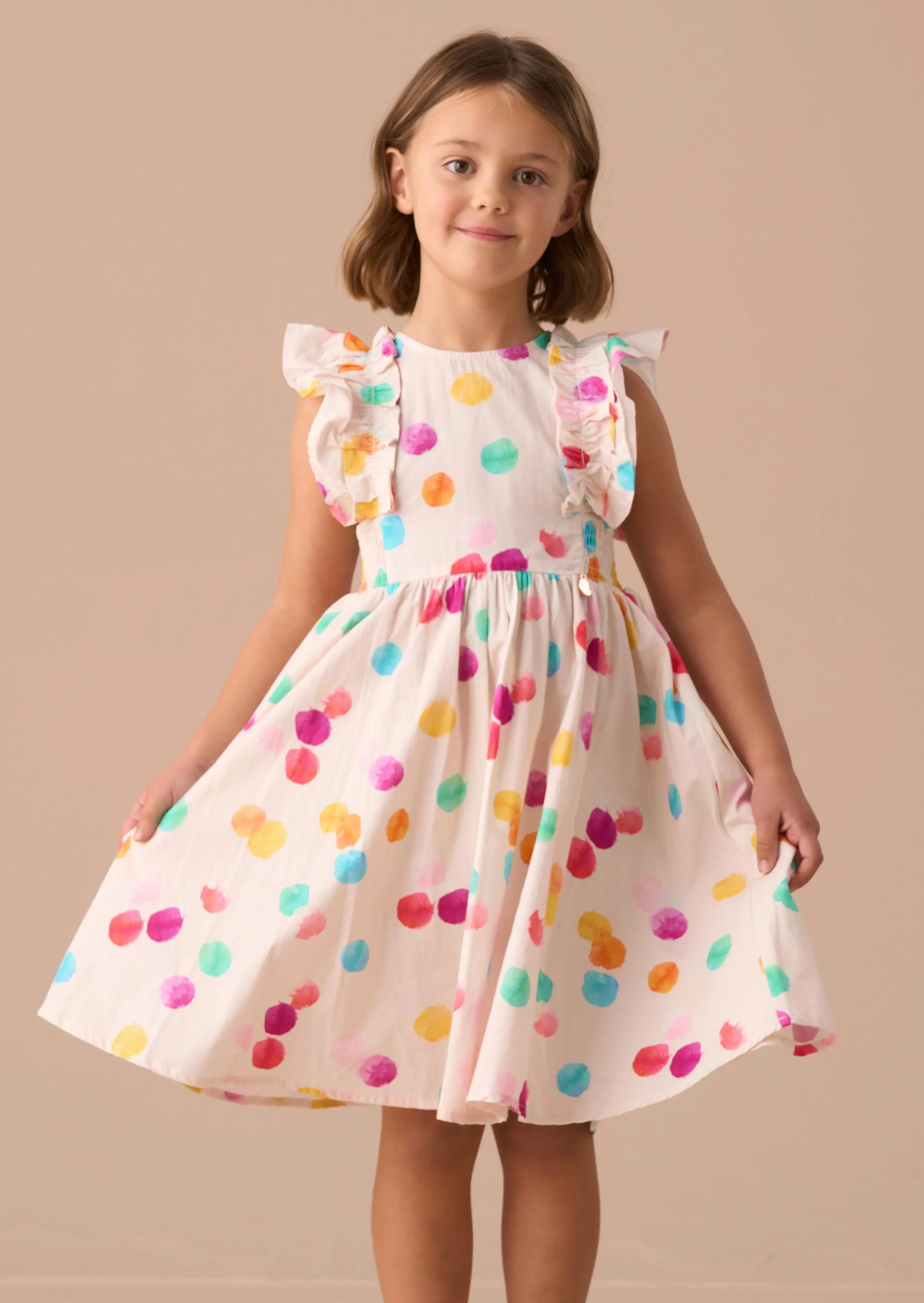 Francesca Multi Shirred Panel Dress