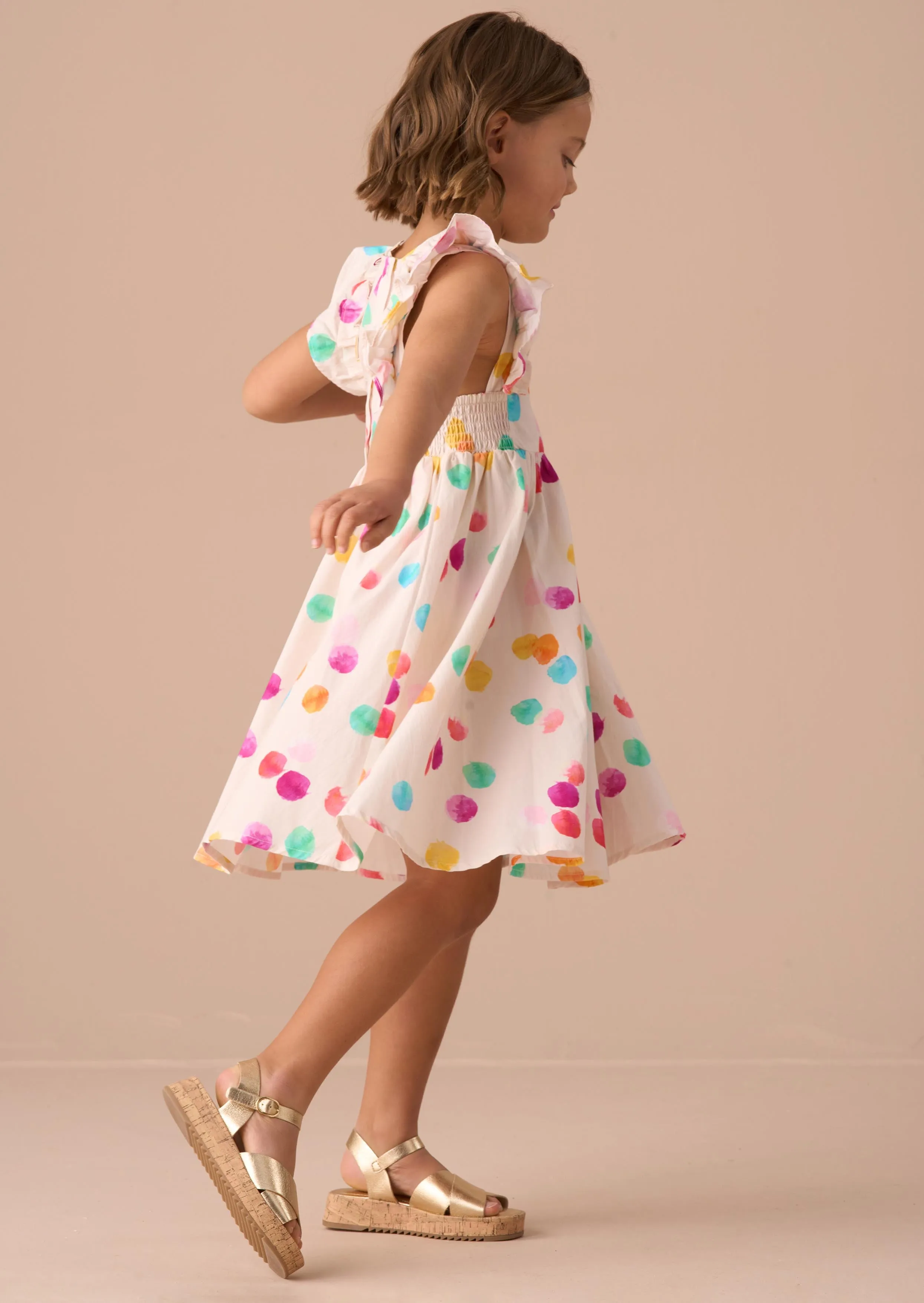 Francesca Multi Shirred Panel Dress