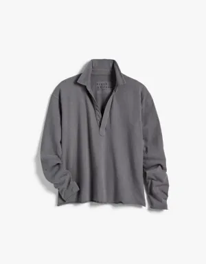 Frank & Eileen Patrick Popover Henley in Elephant (Heritage Jersey)