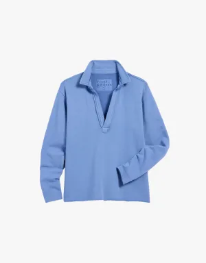 Frank & Eileen Patrick Popover Henley in Lilac (Triple Fleece)